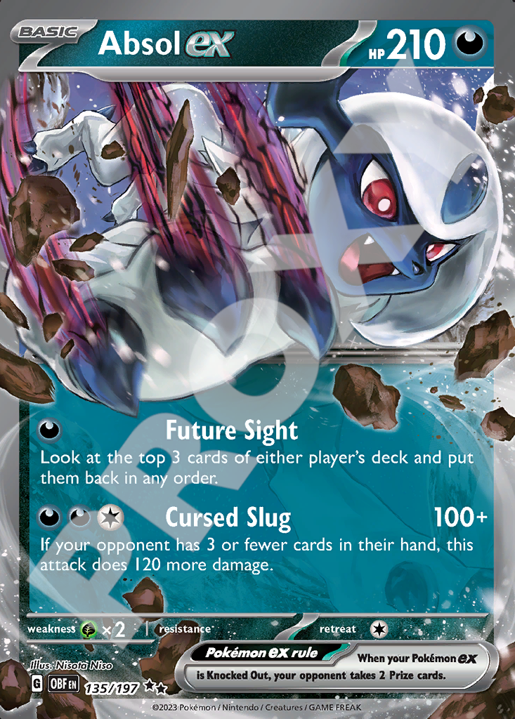 Absol ex 135 – Obsidian Flames | The Proxy Lab
