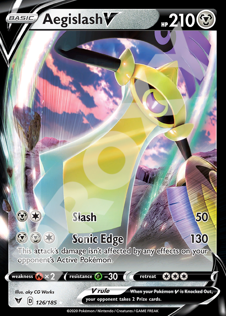 AegislashV 126 – Vivid Voltage | The Proxy Lab