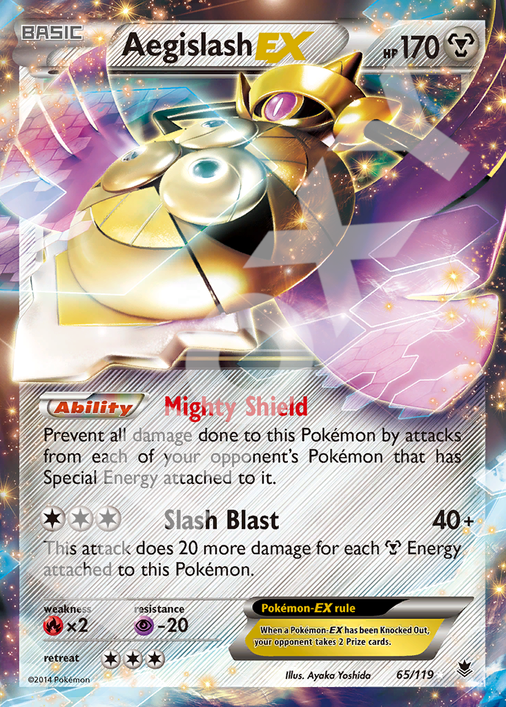 Aegislash EX 65 – Phantom Forces | The Proxy Lab