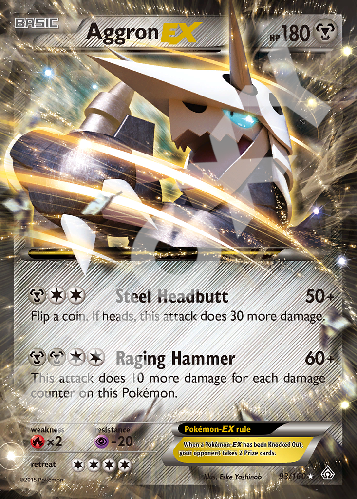 Aggron EX 93 – Primal Clash | The Proxy Lab