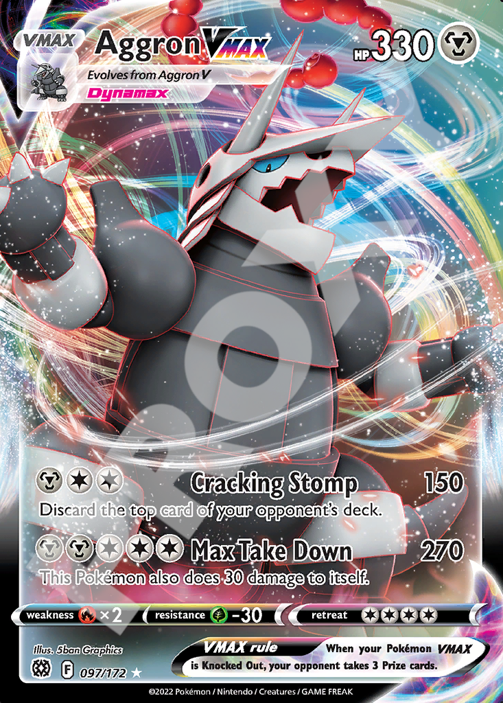 Aggron VMAX 097 – Brilliant Stars | The Proxy Lab