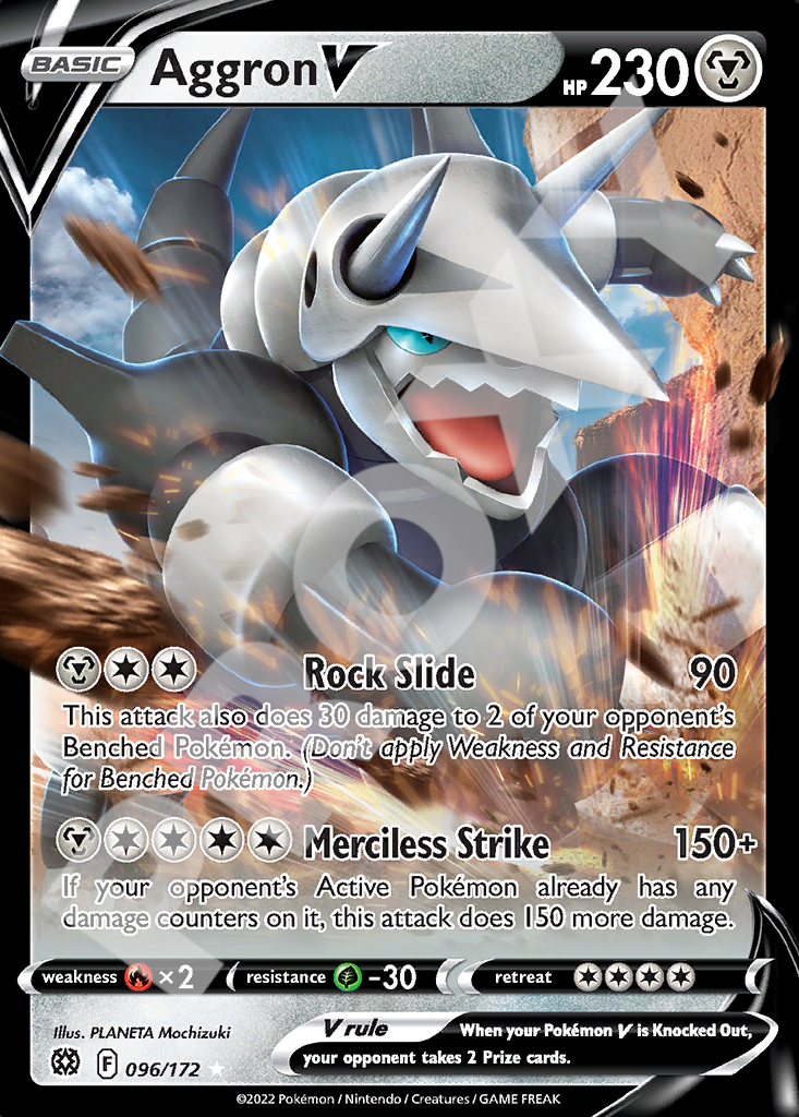 Aggron V 096 – Brilliant Stars | The Proxy Lab