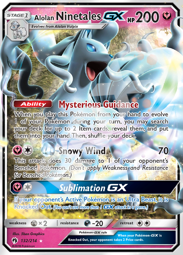 Alohan Ninetales GX 132 – Lost Thunder | The Proxy Lab
