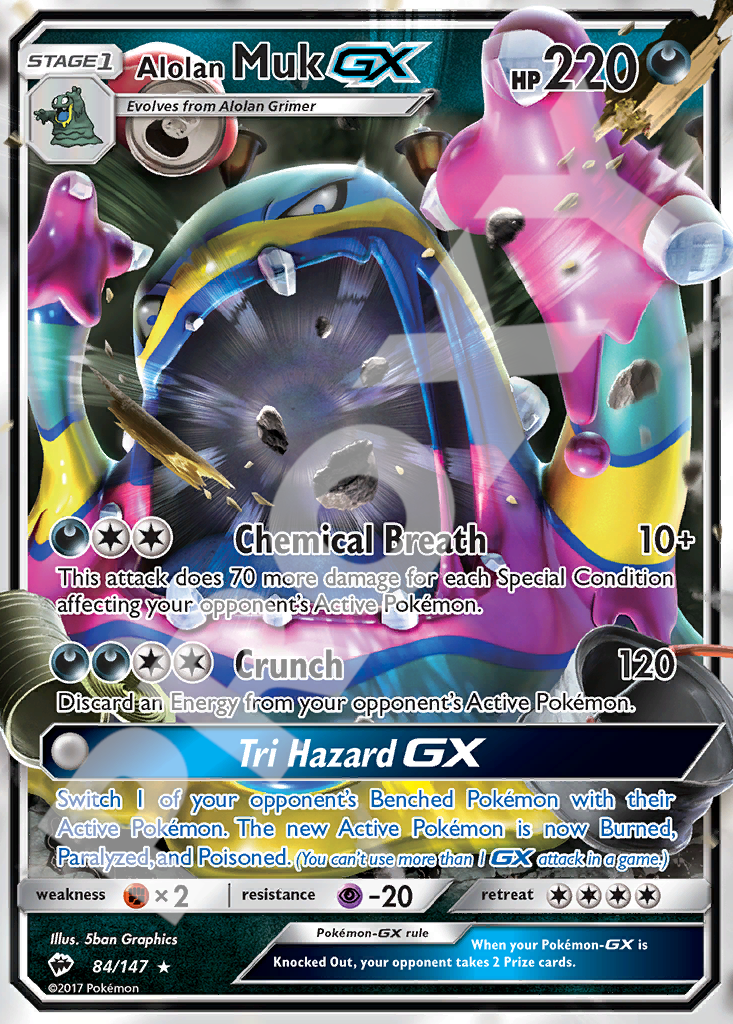 Alolan Muk GX 84 – Burning Shadows | The Proxy Lab
