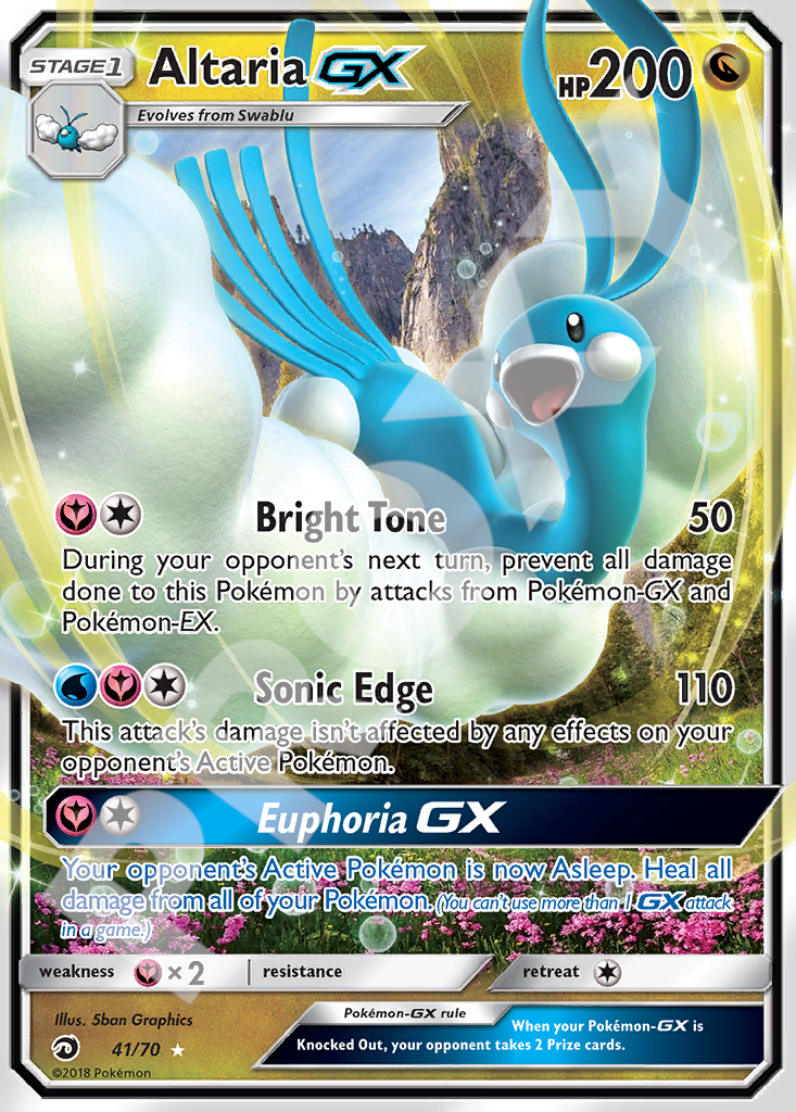 Altaria GX 41 – Dragon Majesty | The Proxy Lab