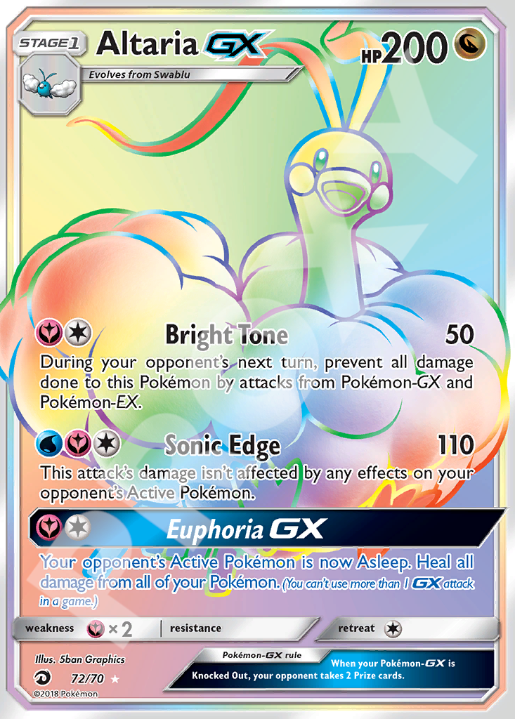 Altaria GX 72 – Dragon Majesty | The Proxy Lab