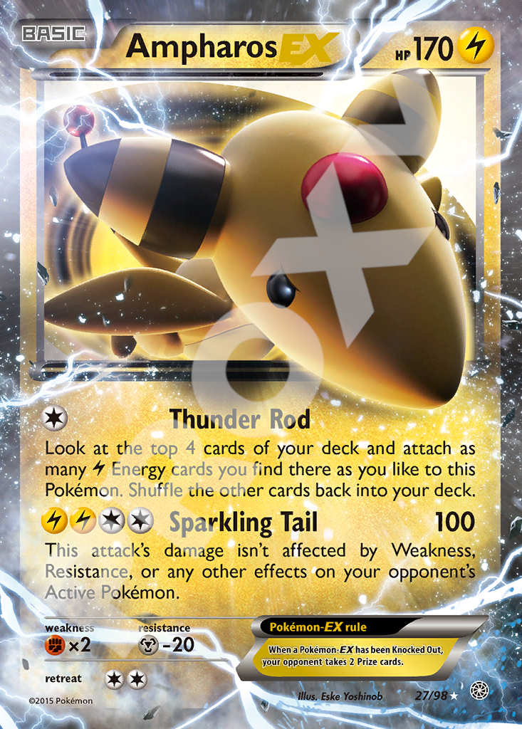 Ampharos EX 27 – Break Through | The Proxy Lab