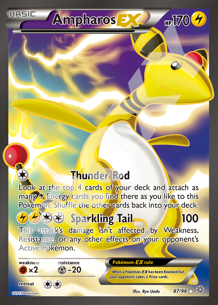 Ampharos EX 87 – Break Through | The Proxy Lab