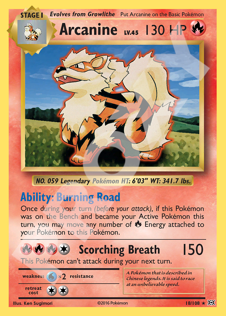 Arcanine 18 059 – Evolutions | The Proxy Lab