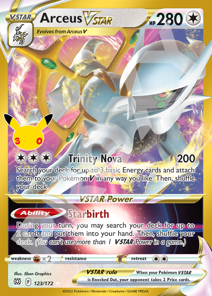 Arceus VSTAR 123 – 30th Celebration | The Proxy Lab