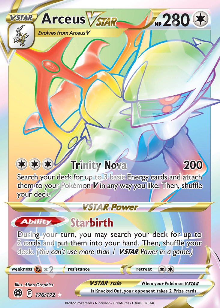 Arceus VSTAR 176 – Brilliant Stars | The Proxy Lab