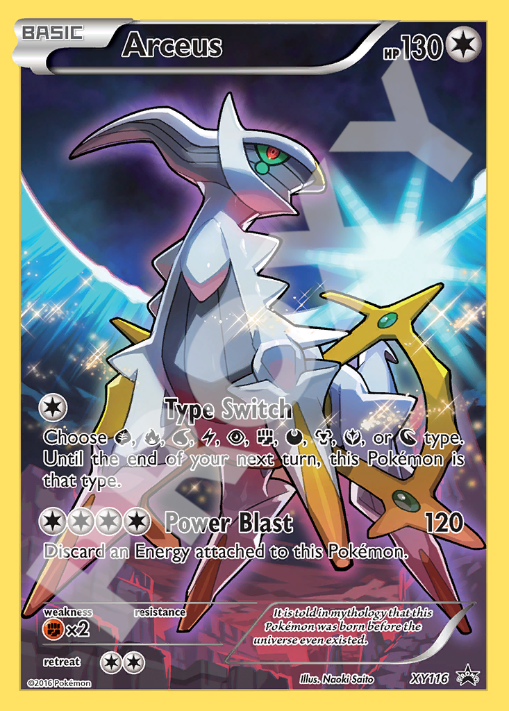 Arceus XY116 – Promos | The Proxy Lab