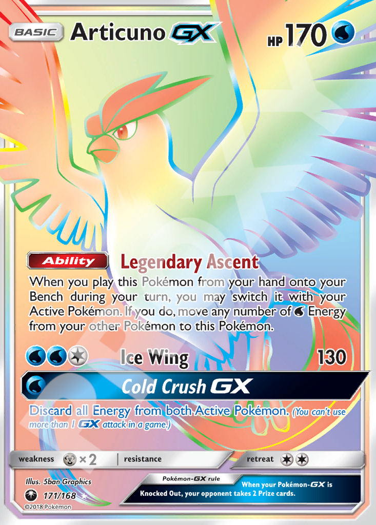Articuno GX 171 – Celestial Storm | The Proxy Lab