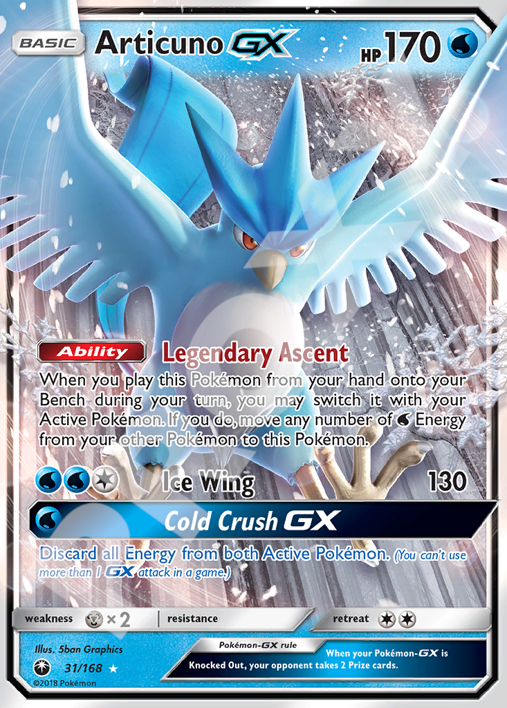 Articuno GX 31 – Celestial Storm | The Proxy Lab