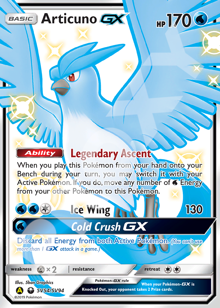 Articuno GX SV54 – Hidden Fates | The Proxy Lab