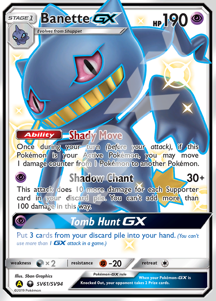 Banette GX SV61 – Hidden Fates | The Proxy Lab