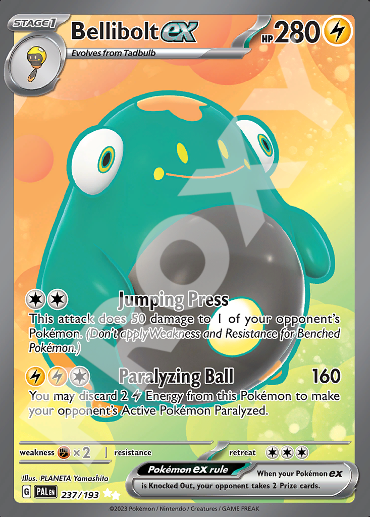Bellibolt EX 237 – Paldea Evolved | The Proxy Lab
