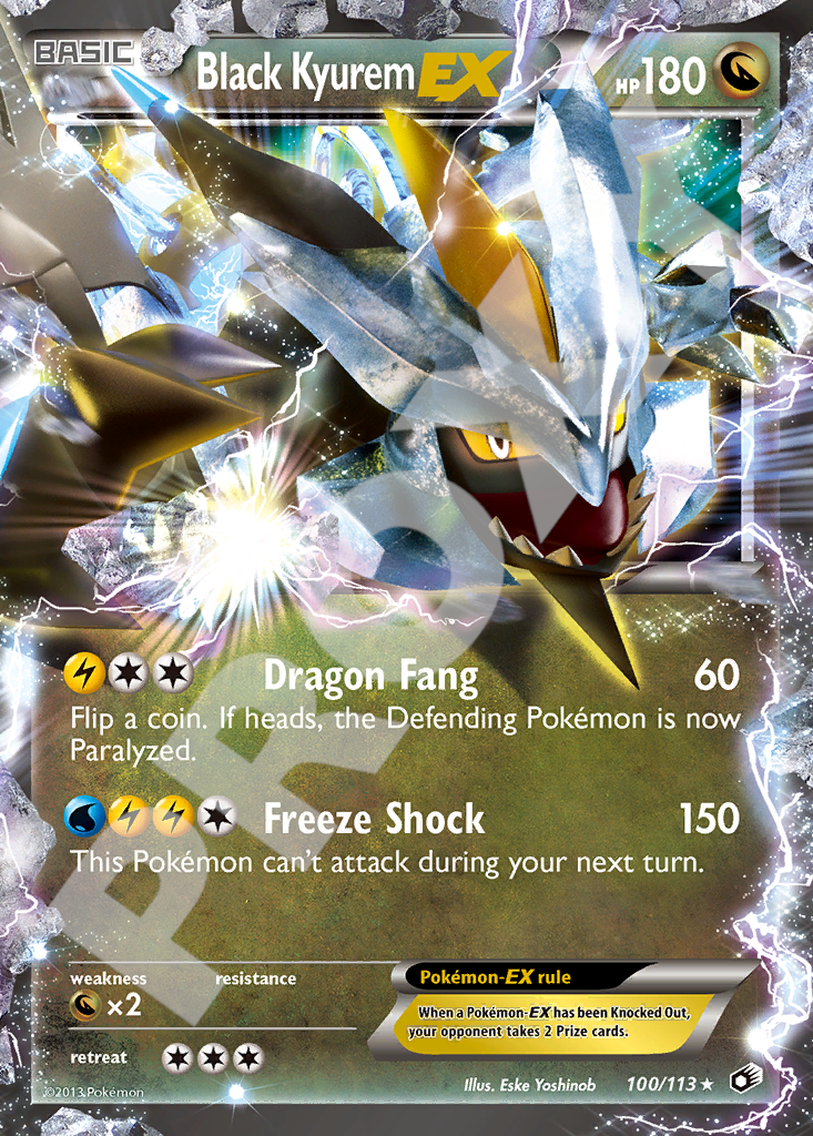 Black Kyurem EX 100 – Legendary Treasures | The Proxy Lab