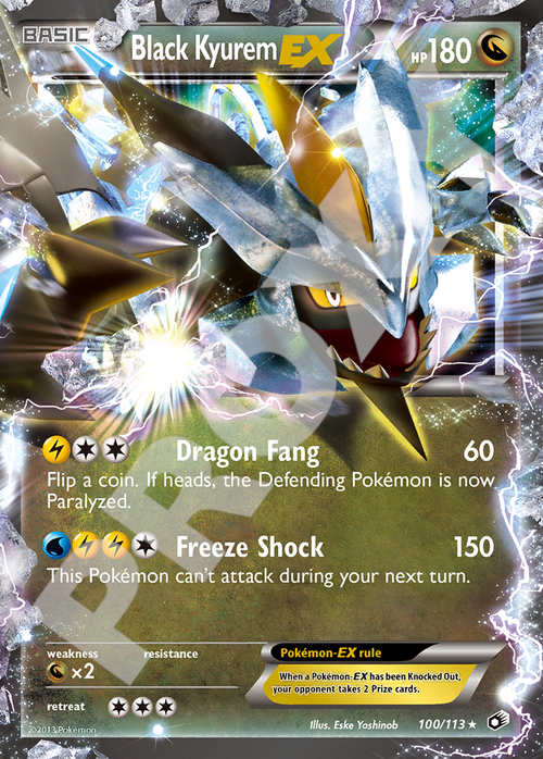 Black Kyurem EX 100 – Legendary Treasures | The Proxy Lab