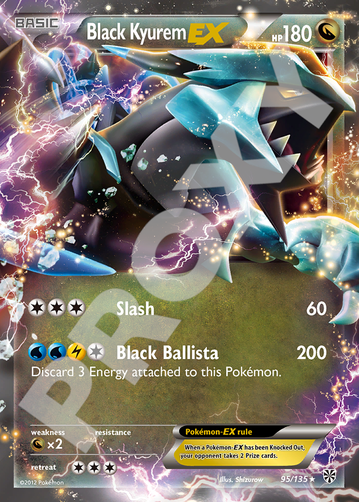 Black Kyurem EX 95 – Plasma Storm | The Proxy Lab