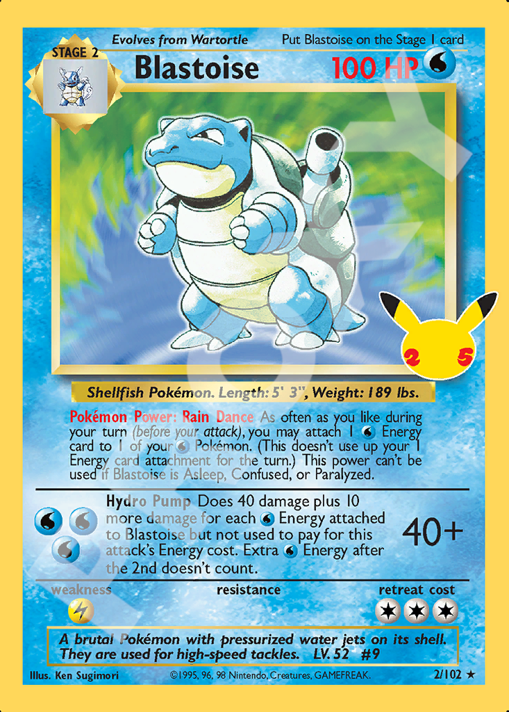 Blastoise 2 – Celebrations | The Proxy Lab