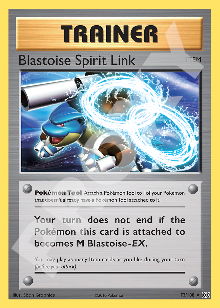 Blastoise Spirit Link 73 – Evolutions | The Proxy Lab