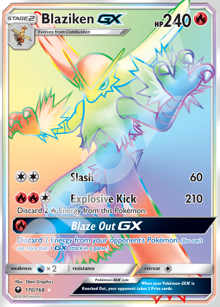 Blaziken GX 170 – Celestial Storm | The Proxy Lab
