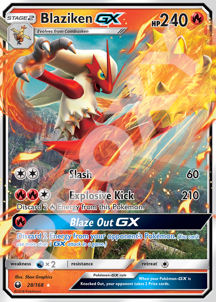 Blaziken GX 28 – Celestial Storm | The Proxy Lab