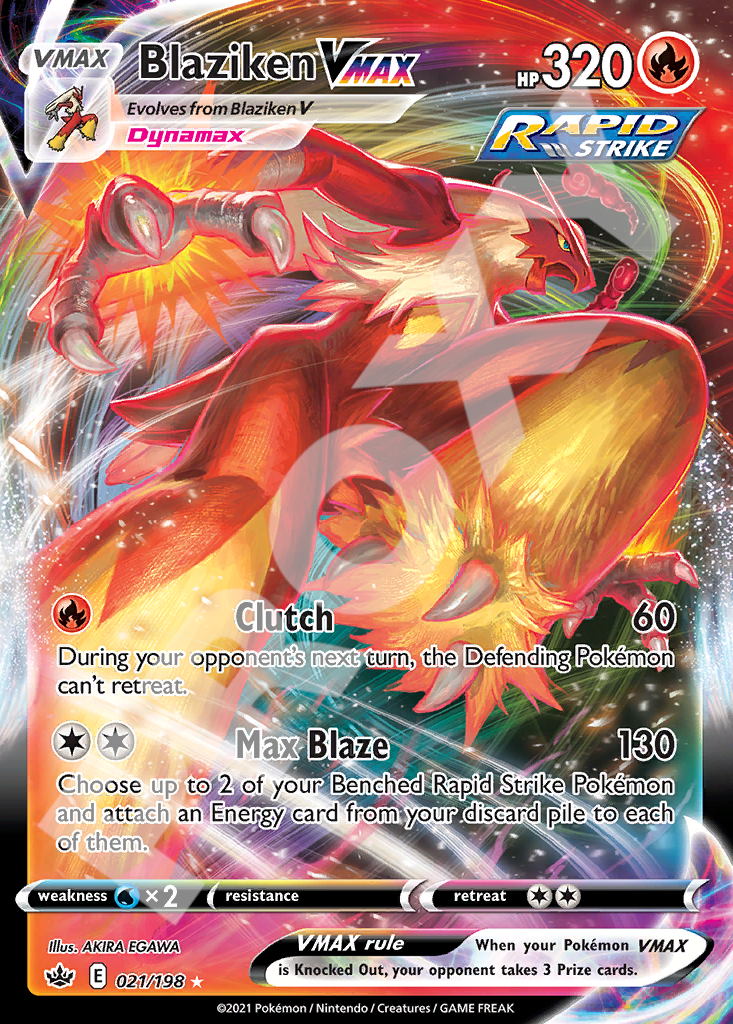 Blaziken VMAX 021 – Chilling Reign | The Proxy Lab