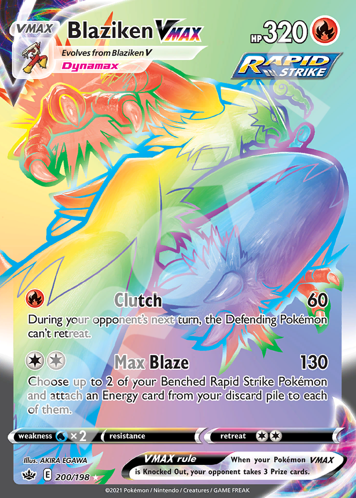 Blaziken VMAX 200 – Chilling Reign | The Proxy Lab