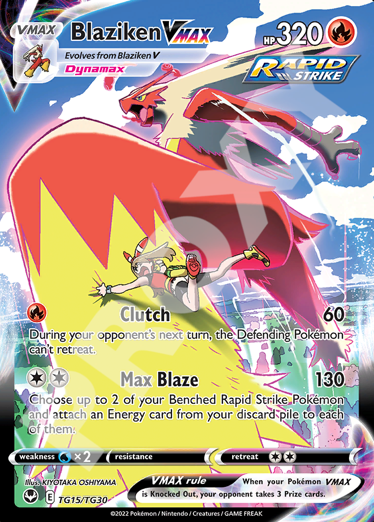 Blaziken VMAX TG15 – Silver Tempest | The Proxy Lab