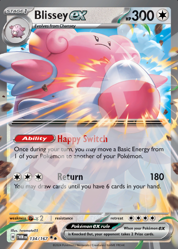 Blissey EX 134 – Twilight Masquerade | The Proxy Lab
