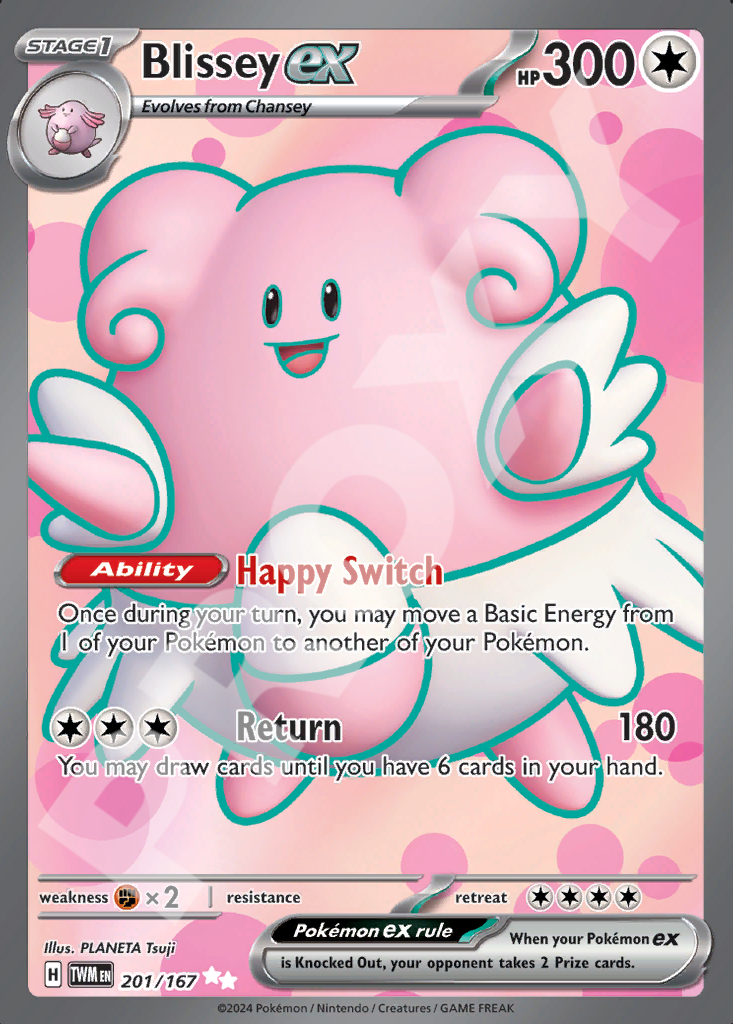 Blissey EX 201 – Twilight Masquerade | The Proxy Lab
