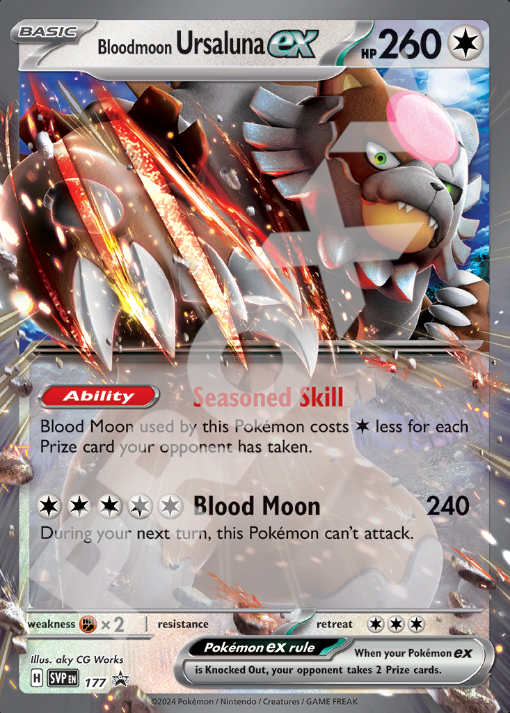 Bloodmoon Ursaluna EX 177 – Promos | The Proxy Lab