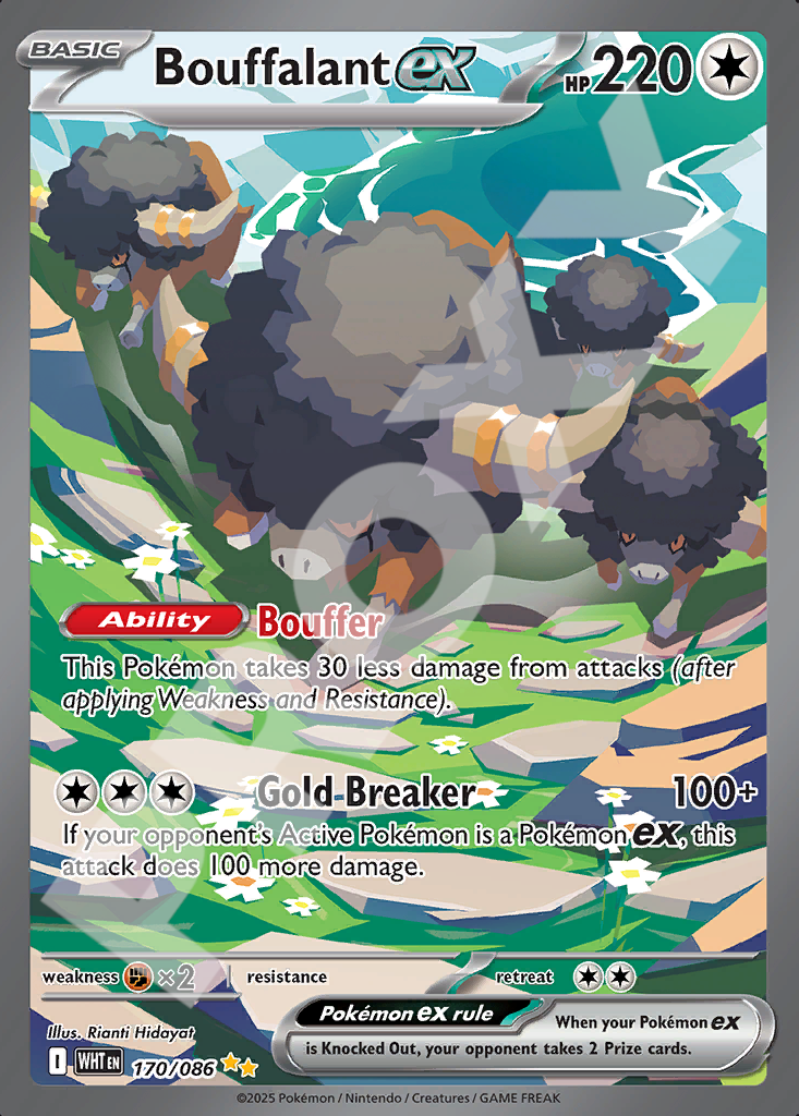 Bouffalant EX 170 –  White Flare | The Proxy Lab