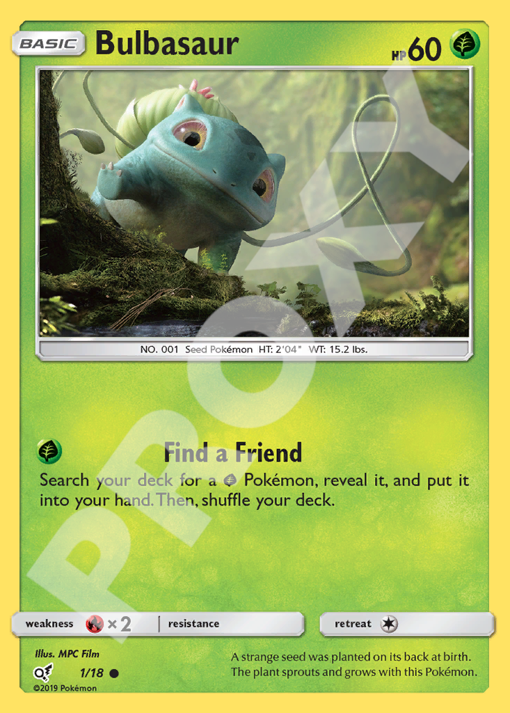Bulbasaur 1 18 – Detective Pikachu | The Proxy Lab