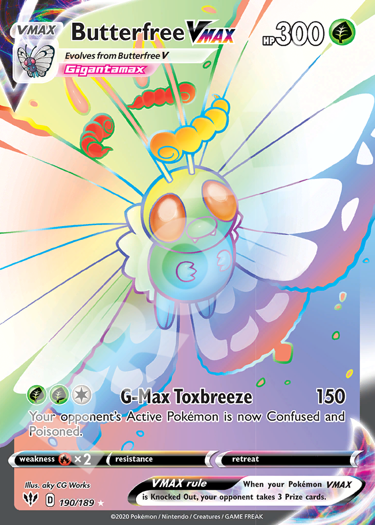 Butterfree VMAX 190 – Darkness Ablaze | The Proxy Lab