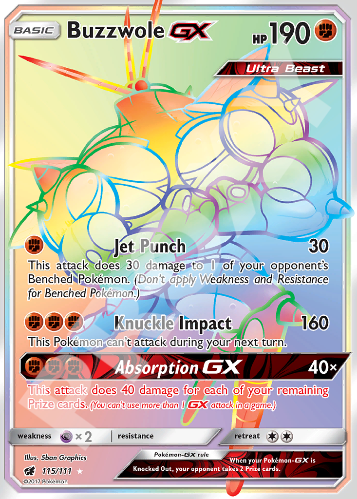 Buzzwole GX 115 – Crimson Invasion | The Proxy Lab
