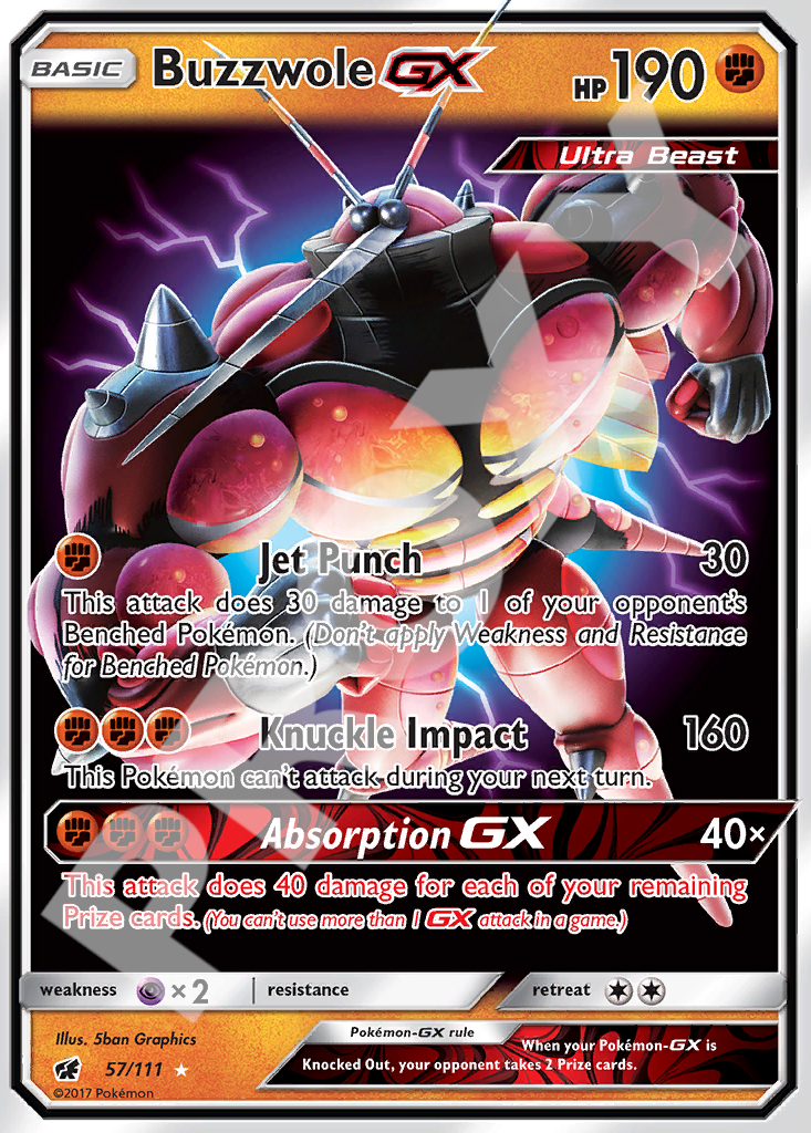 Buzzwole GX 57 – Crimson Invasion | The Proxy Lab