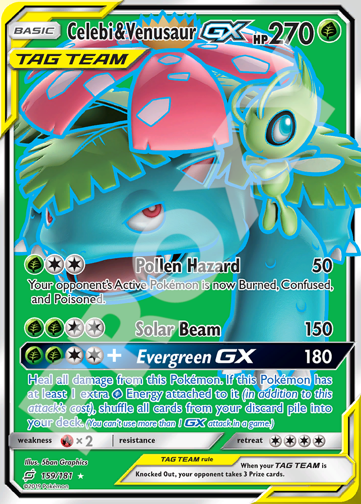 Celebi&Venusaur GX 159 – Team Up | The Proxy Lab