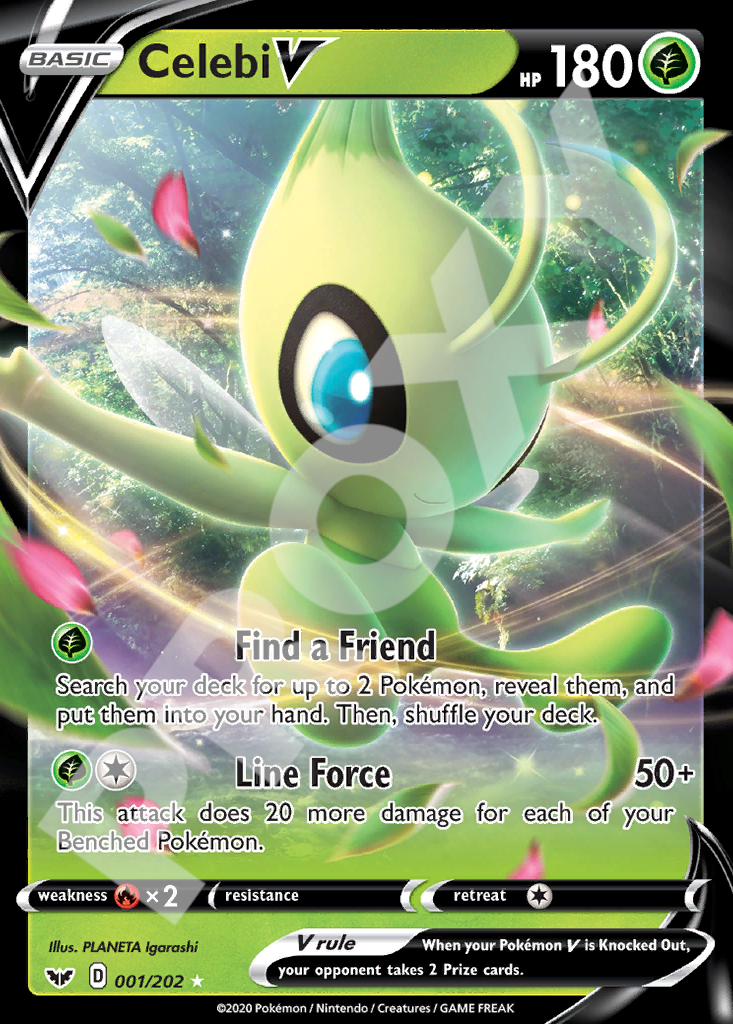 Celebi V 001 – Sword & Shield | The Proxy Lab