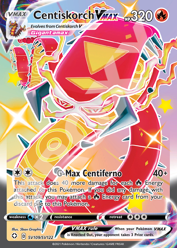 Centiskorch VMAX 007 – Shining Fates | The Proxy Lab