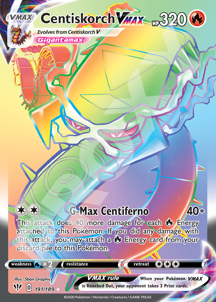 Centiskorch VMAX 191 – Darkness Ablaze | The Proxy Lab