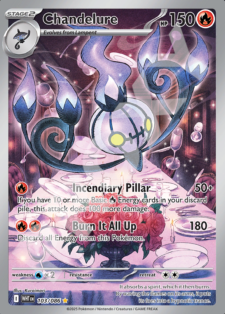 Chandelure 103 –  White Flare | The Proxy Lab
