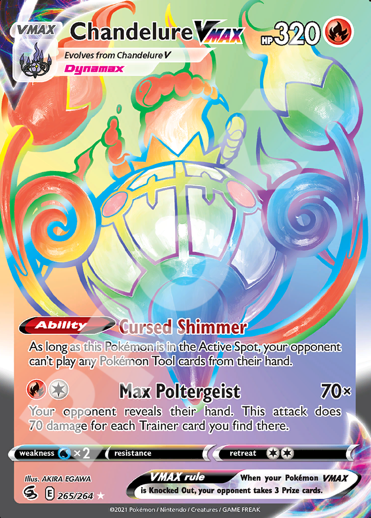 Chandelure VMAX 265 – Fusion Strike | The Proxy Lab