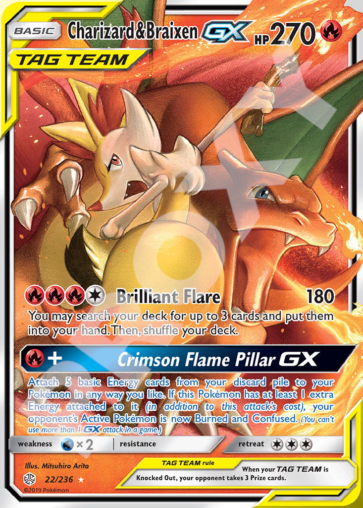 Charizard&Braixen GX 22 – Hidden Fates | The Proxy Lab