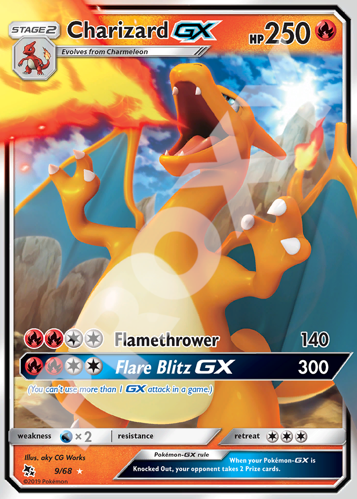 Charizard GX 009 – Hidden Fates | The Proxy Lab