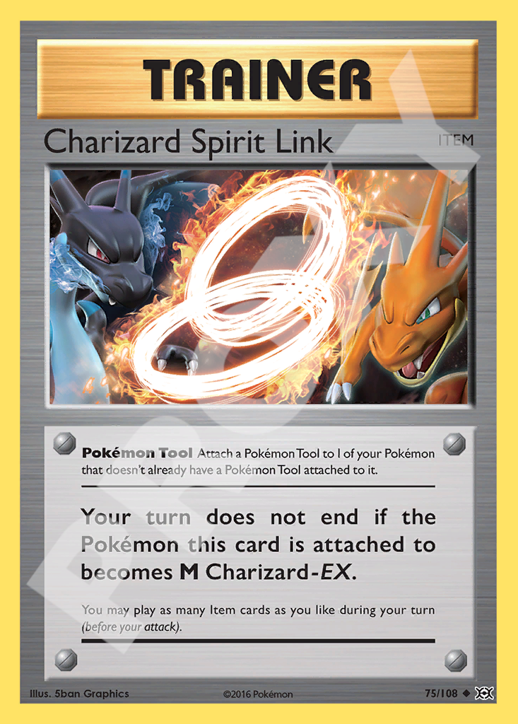 Charizard Spirit Link 75 – Evolutions | The Proxy Lab