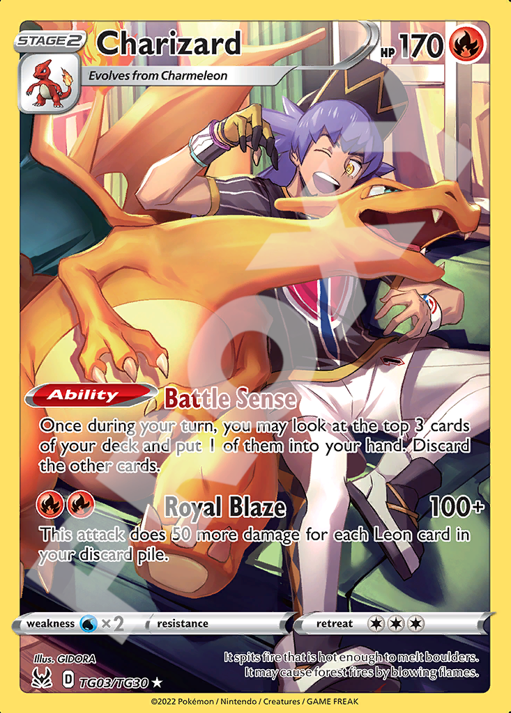 Charizard TG03 – Lost Origin | The Proxy Lab