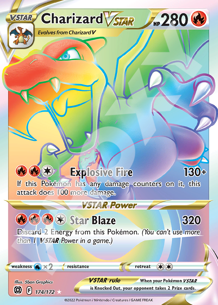 Charizard VSTAR 174 – Brilliant Stars | The Proxy Lab